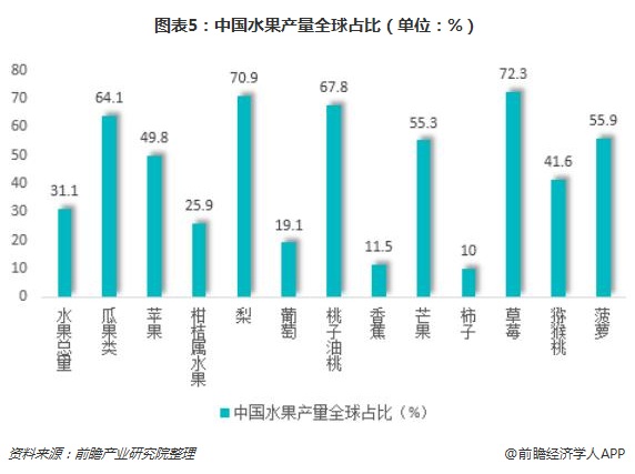 十张图了解中国水果行业发展现状：供应规模大未来发展可期(图5)